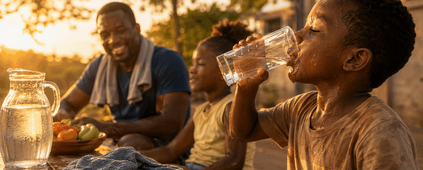 Imagem principal do artigo: Água e calor: cuidados nos dias mais quentes