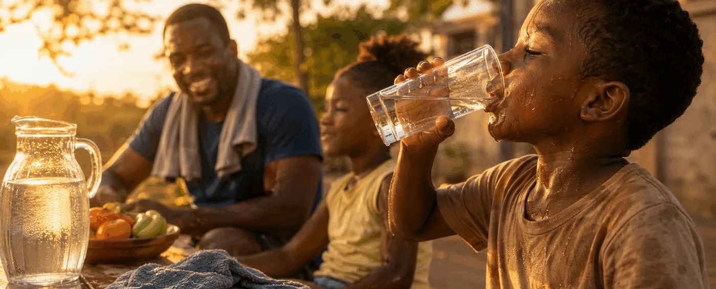 Imagem principal do artigo: Água e calor: cuidados nos dias mais quentes