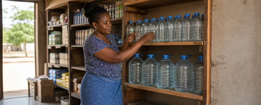 Imagem principal do artigo: Como organizar a venda de água num pequeno comércio