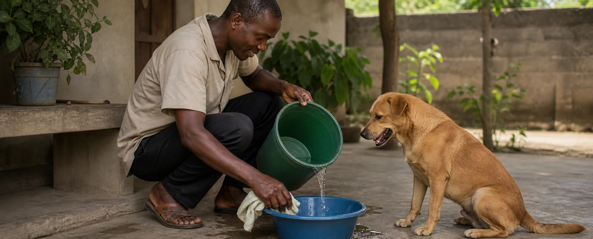 Imagem principal do artigo: Água para animais domésticos: qualidade, quantidade e limpeza